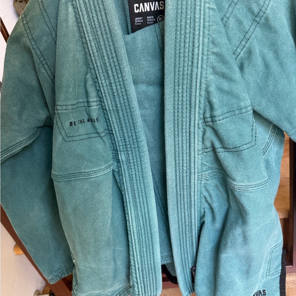 War Tribe canvas teal Gi.  W1